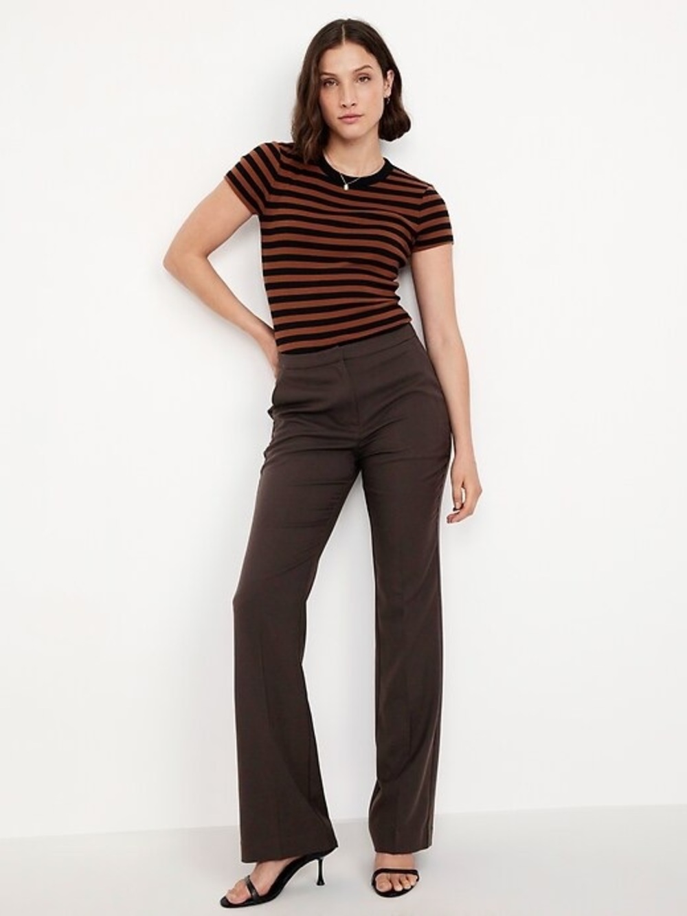 Old Navy Brown Taylor Work Pants
